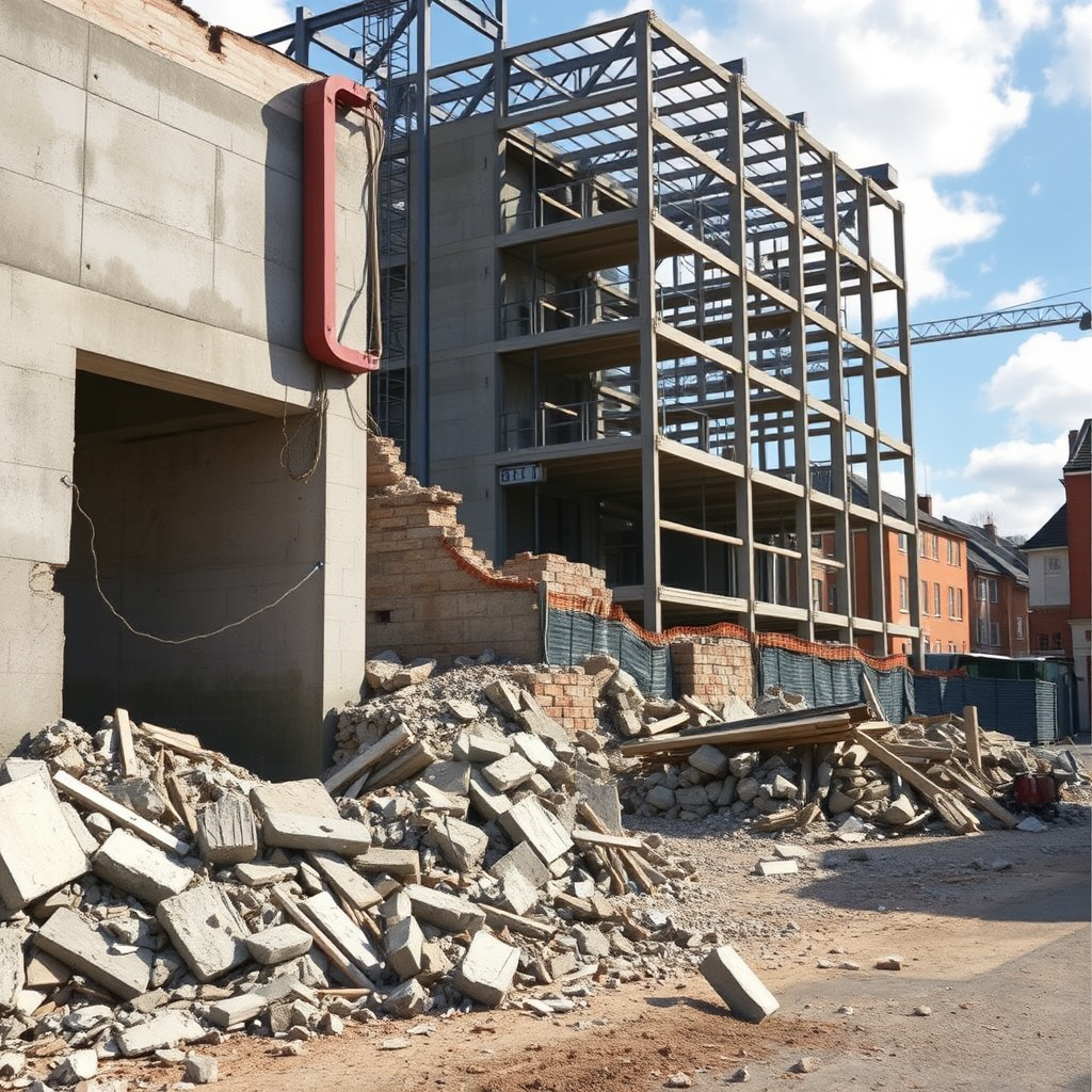 Asbestos-clad town centre garages to be demolished for affordable housing